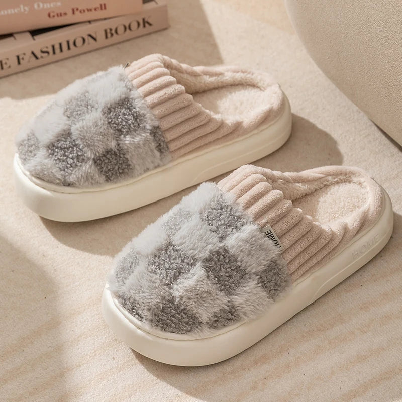 Thick Winter Cotton Slippers
