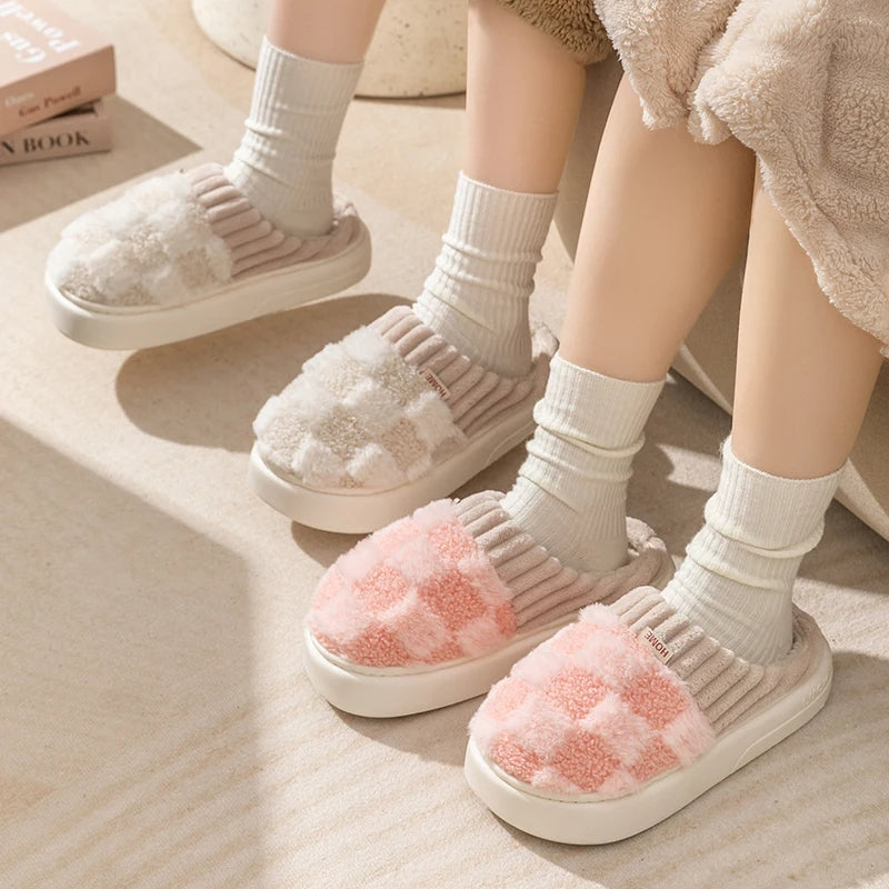Thick Winter Cotton Slippers
